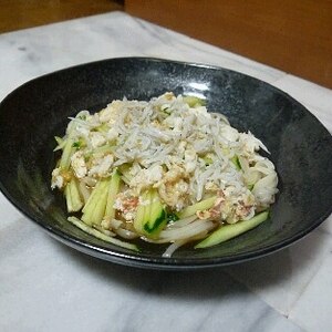 1食100円！なんちゃってシーフード☆ぶっかけ素麺